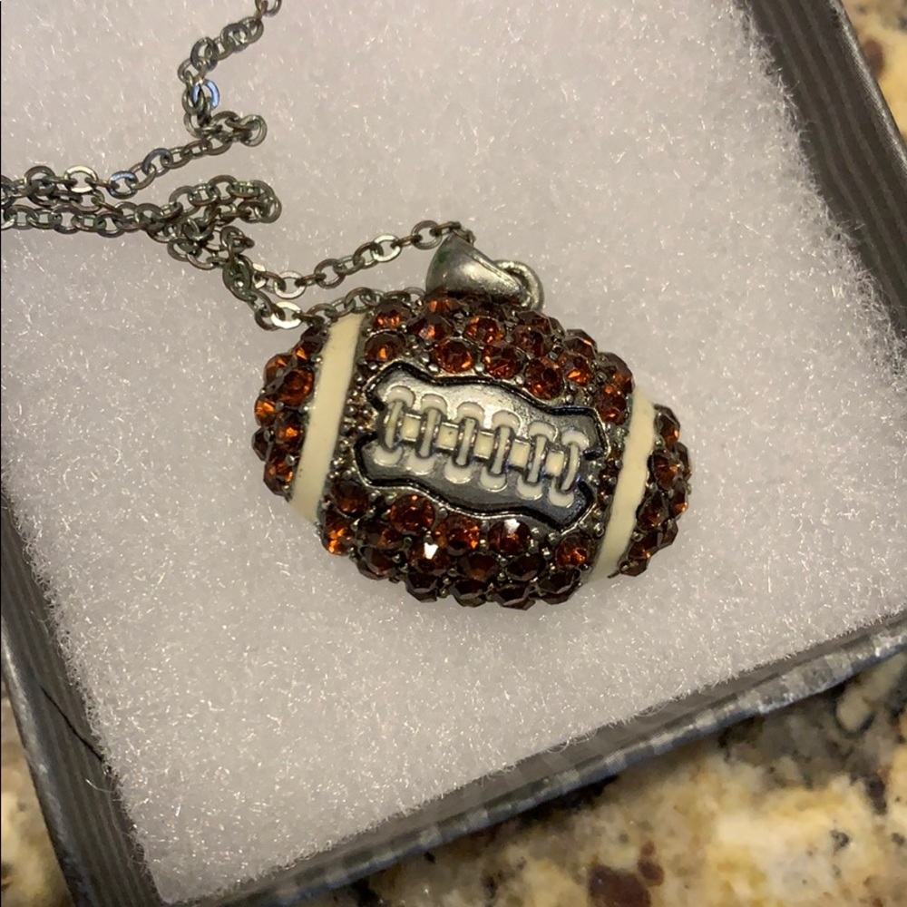 💎🏈Football Necklace w/ Bling!🏈💎